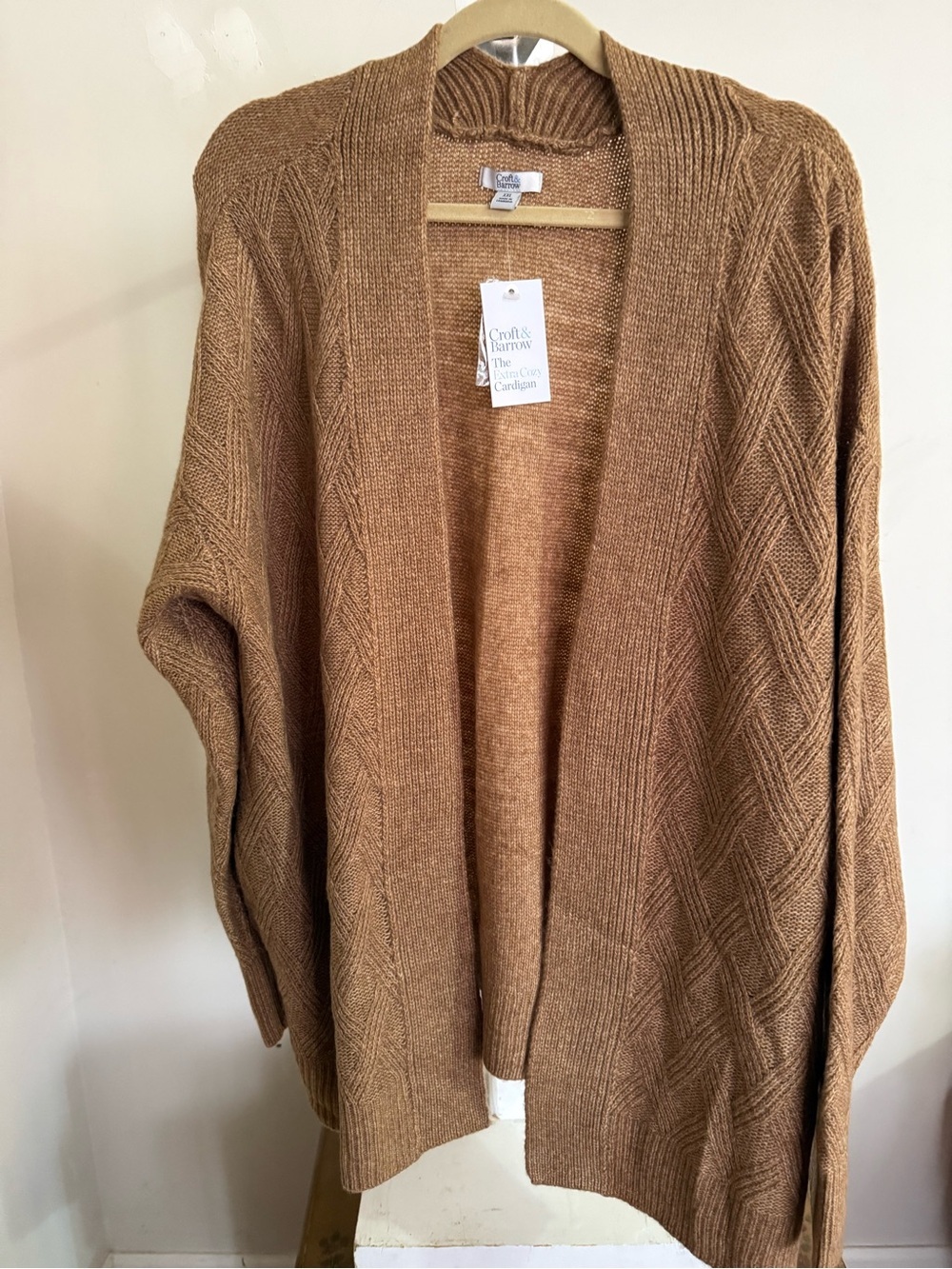 NWT Croft & Barrow Extra Cozy Cardigan